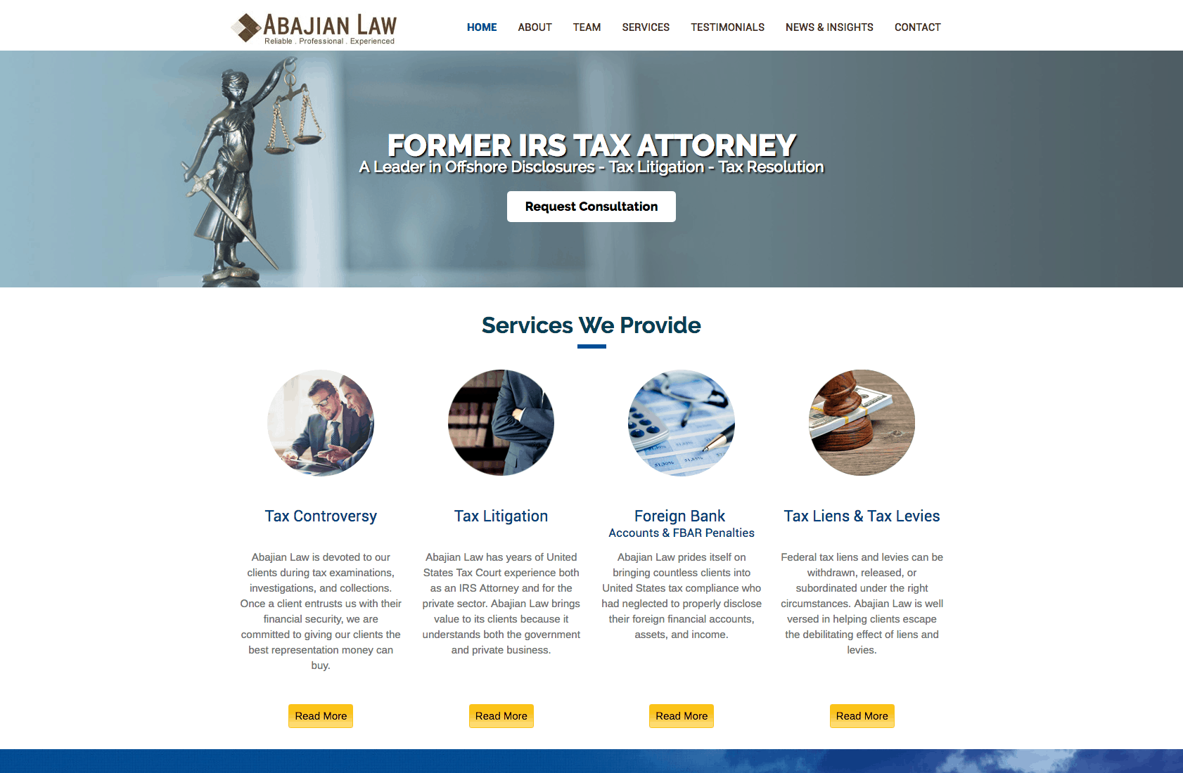 Tax Attorney Website